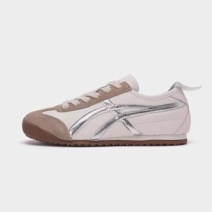 รองเท้าเด็กซ์หนังแท้สไตล์ย้อนยุคสำหรับผู้หญิง พื้นหนา ส้นสูง รองเท้าลำลอง ส้นกลาง ทรงหัวมน พื้นยาง รองเท้าผ้าใบส้นแบน