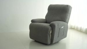 1/2/3 Seater Soft Recliner Sofa Cover Solid Color Simple Single Sofa Slipcover Relax Couch Armchair Protector Case Removable