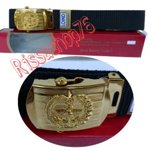Sabuk TNI AD Motif Loind Tanpa Brasso