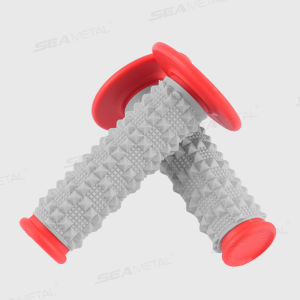 SEAMETAL Motorcycle Grip Handlebar Cover Large Granular Rubber Anti-slip Handle Bar Universal Motor Grip Handle Protector