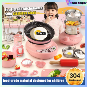 Real Mini Cooking Set For Kids Kitchen Set Toys for Kids Girls Kitchen Toys for Girls..