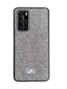 Luxurious Star Diamond Swan Huawei P40 Mate50 pro Phone Case Pure Color Shiny Rhinestone Protective Cover for Women