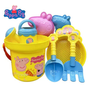 Peppa Pig Model George Childrens Action Beach Sand Tools Bath Toys Baby Beach Bathroom Sand Digging Set Toys For Birthday Gifts