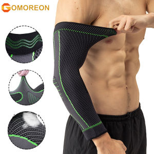 1Pcs Elbow Braces Compression Arm Sleeves for Men & Women Non-Slip Breathable Arm Support for Tendonitis Tennis Elbow