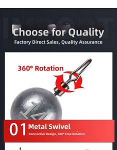 QIZHOU | Quick Passage Moving Sinker Fishing Weights