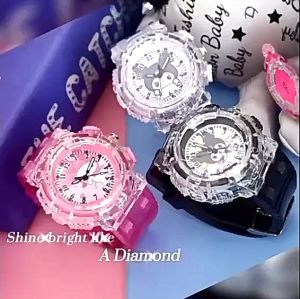 JAM TANGAN ANAK MODEL SANRIO/JAM TANGAN ANAK FASHION/JAM TANGAN ANAK LAMPU/JAM TANGAN LED/JAM TANGAN ANAK LUCU SN4