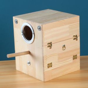 FUNNYDEER | Bird Incubation Nestbox for Parrot and Budgerigar Wood