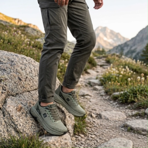BUM Equipment Mens Shoe BMY89199/BMY89200 Black/Olive Green - Light Hiking Shoes