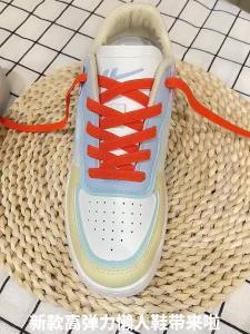 Switches Colorful Metal Buckle No Tie Shoe Laces Press Lock Shoelaces Without Ties Elastic Flat Shoelace Sneaker Kids Adult