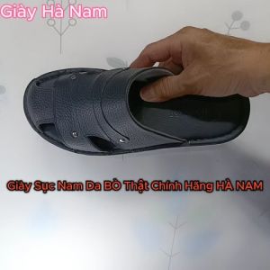 Dép Bít Mũi Nam SAMTA Da Bò Thật Cao Cấp GSB2089