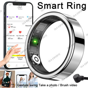 R09 Rings Womens Men Couple Health Monitor Steps Jring APP Smartring Electronics Devices Waterproof Remote Control Android Ios