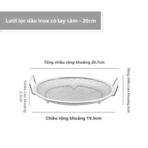 NEWAIR | Khay Lọc Dầu và Thoát Nước cho Chiên và Nướng