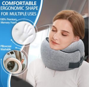 【Fast delivery】U-shaped travel neck memory foam pillows Travel Portable Noon Break airplane travel pillow neck use artifact