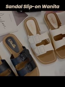 YooWoo Sandal Wanita Elegan / Sandal Wanita Kekinian / Sandal Slop Wanita / Sendal Wanita / Sandal Teplek Wanita / Sandal Wanita Korean Style