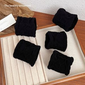 Durable ultra-wide seamless head rope versatile high ponytail mask hair ring high elastic rubber band womens hair rope