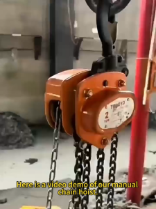 CHUANGCHAO Manual Chain Hoist Lever Hoist Chain Block Small Pulley Block 1/2/3T Heavy Duty Lifting Tool 3/6/9M