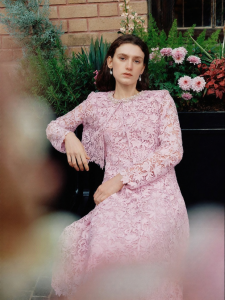 Koradior | New Elegant Heiress Style Genuine Two-Piece Lace Hollow Flower Vine Dress