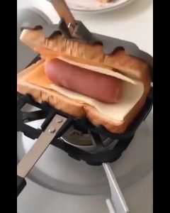 Cetakan Sandwich Sosis Waffle / Sandwich Baking Pan / Alat Sandwich Waffle Maker / Panci Sandwich