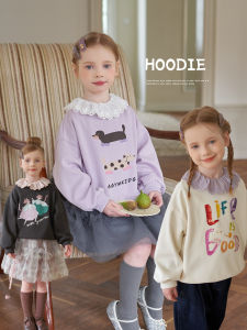 Cute Cartoon Childrens Sweatshirt Baby Versatile Clothes Spring New Style Casual Comfortable Fabric Girls Hoodie