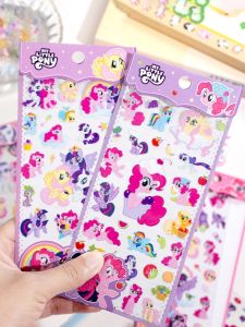 Childrens Toxic-Free Crystal Transfer Stickers Princess Pink Purple Birthday Gift Reward Toy Waterproof Long-lasting Scrapbooking Guka Stickers