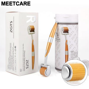 ZGTS Titanium Derma Roller 192 Needles Microneedle System Dermaroller for Face Care Skin Care Treatment Beauty Tool