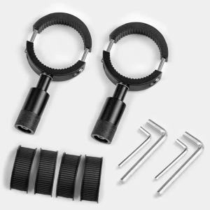 JOYINLED Motorcycle Fork Light Mount Pack of 1/2 Heavy Duty Aluminum Bracket Universal Fit for Fog Lights and Spotlights