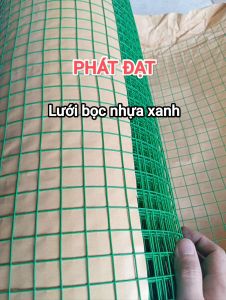 Combo dài 5m hoặc 10m x cao 1m lưới bọc nhựa xanh dùng để làm chuồng hoặc lồng avi...