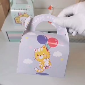 🔥Hot Sales🔥Cute Portable Gift Packaging Box Snack Candy Gift Cake Box Children Day Birthday Box 手提可爱蛋糕糖果零食包装盒