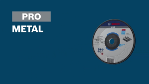 BOSCH 7" (180mm) PRO METAL CUTTING DISC / PRO METAL GRINDING DISC #2608600272 #2608600264