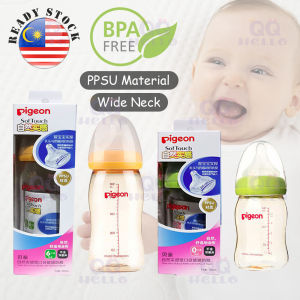 PPSU Milk Bottle Original Design Wide Neck Botol Susu Teat Nipple Wide Neck Puting [G12]