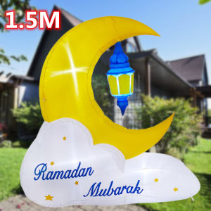 Mô Hình Đèn Trung Thu Ramadan Bơm Hơi 15M Với Đèn LED Tích Hợp Chữ Eid Mubarak Đồ Trang Trí Lễ Hội Hồi giáo/Hồi Giáo Đồ Chơi Trang Trí
