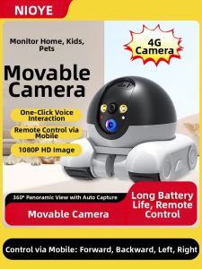 [China Plug Without Adapter] NIOYE | Smart Wireless Mobile Camera with Two-Way Audio