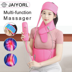 JAIYORL Multi-function Electric Massager - Head Massager with Airbags Neck & Waist Massager with Heat Pack