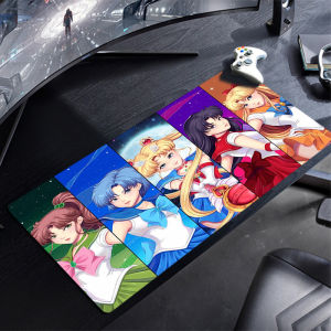 Bandai | Mouse Pad Sailor Moon Notbook Gamer Large Keyboard NonSlip Rubber Computer Carpet Desk Mat PC Gamer 90x40 New MousePad