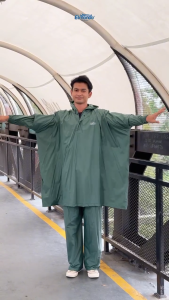 JAS HUJAN SUPER JUMBO PONCO CELANA ELMONDO BAHAN PVC CLASSIC - 718