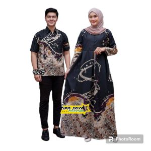 Batik Couple Pasangan Gamis Mama Papa