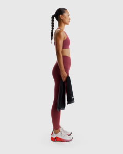 Nike Universa Womens High-Waisted Full-Length Leggings with No Front Seam - Pink Smoke [HQ6811-654]