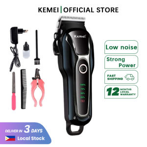 kemei KM-1991 Electric Clippers For Pet Dog Hair Trimmer Razor Grooming Kit Rechargeable Cat Shaver Low Noise