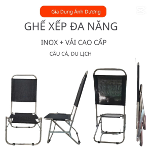 Ghế Xếp Câu Cá Cafe Phố Du Lịch Cắm Trại Tiện Lợi Sang Trọng Folding chair
