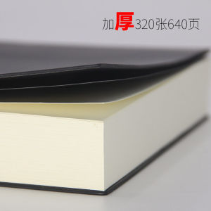 Extra Thick Notebook Stationery Postgraduate Entrance Examination Thickened Large Plus Size A4 Diary A5 Notebook Horizontal Line Small Square Blank Book Bible Book Minimalist Retro Journal Book Notebook Reading Soft Copy