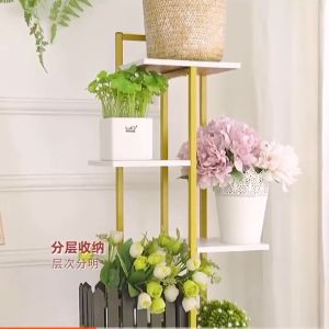 ชั้นวางต้นไม้ ชั้นวางต้นไม้ modern ตกแต่งสวน ระเบียง ชั้นโชว์ของ ชั้นวางของ มินิมอล สวนแนวตั้ง ไม้ในร่ม มอนสเตอร่า หรูหรา เคลือบเงา