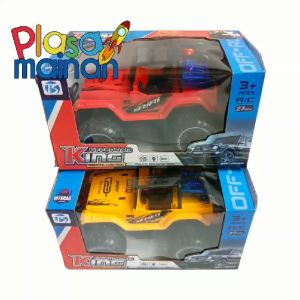 Mainan Mobil Remot Control Jeep King of Road 236-2 - Asap & Lampu