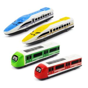 Mini Pull Back Cartoon Train Car Toy Single Pack Diecast Vehicle Model Perfect Boys Gift and Room Decoration for Kids