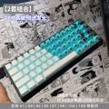 Keycaps Jet75 Black Fog Transparent Side-Engraving Magnetic Axis Customizable Keycaps for Mechanical Keyboard Readson. 