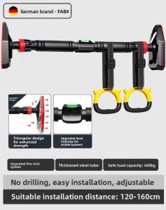 FABX | Wall-mounted Doorway Pull-up Bar No Drilling Required