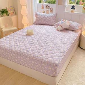 Padded Double Layer Quilted Bed Cover