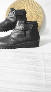 Braga Lulana B 3311 - Sepatu Sneakers Boots Fashion Wanita Casual Kets Kuliah Kerja Warna Hitam
