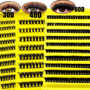 Bộ Dụng Cụ Nối Mi Giả Volume 30D-80D D Curl 200 Cụm 9-16mm Tự Làm Mi Tự Nhiên Kiểu Dáng Xòe Dùng Tại Nhà Chất Liệu Tóc Tổng Hợp