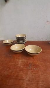 Chén bún đậu mắm tôm viền xanh 10 cái