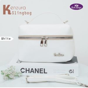 GFR - Kenzura 2 In 1 bag Tas selempang wanita simpel kekinian terbaru bahan kulit sintesis